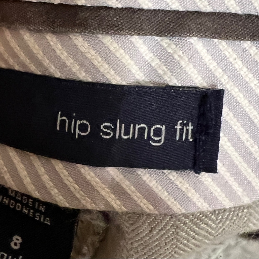 GAP Hip Slung fit Light Linen Khaki Beige Pants - Picture 14 of 16
